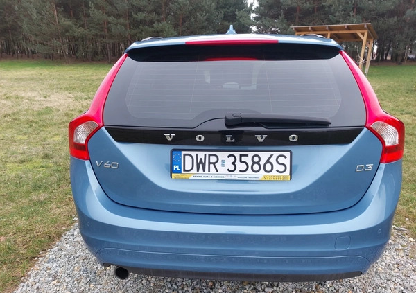 Volvo V60 cena 47800 przebieg: 181200, rok produkcji 2014 z Wysoka małe 277